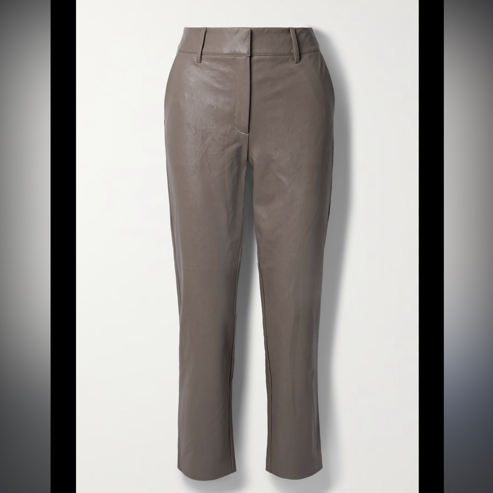 Commando Cropped Faux Stretch Leather Straight Leg Pants Various sizes - Picture 1 of 8